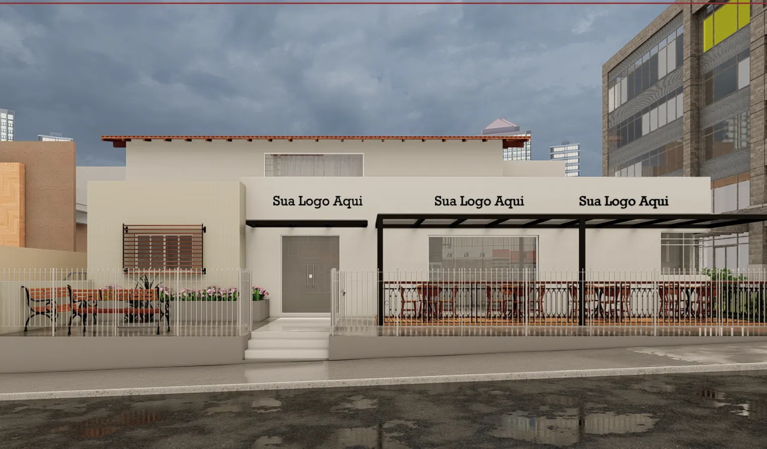 Projeto arquitetônico comercial