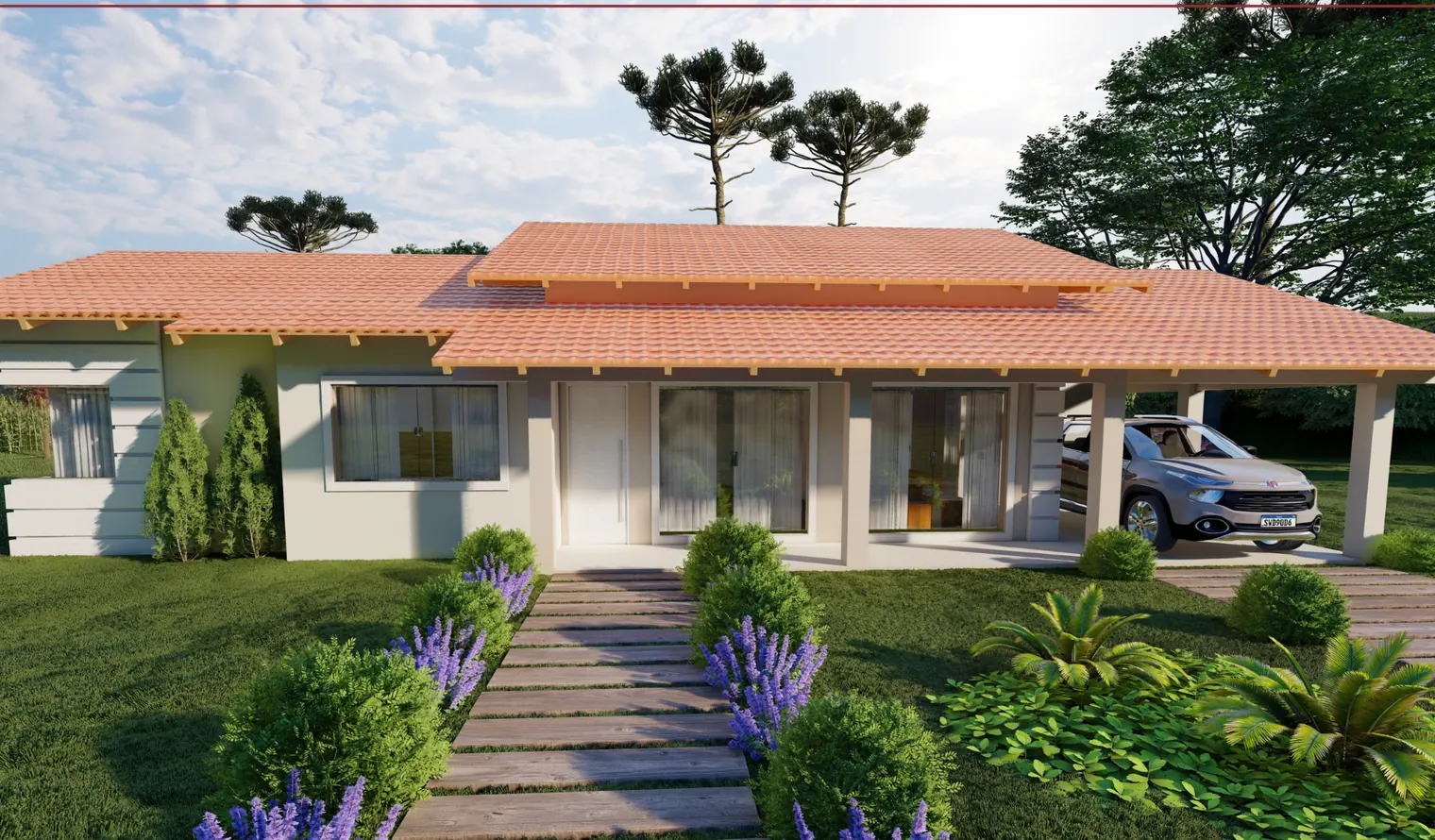 Projeto arquitetônico residencial unifamiliar